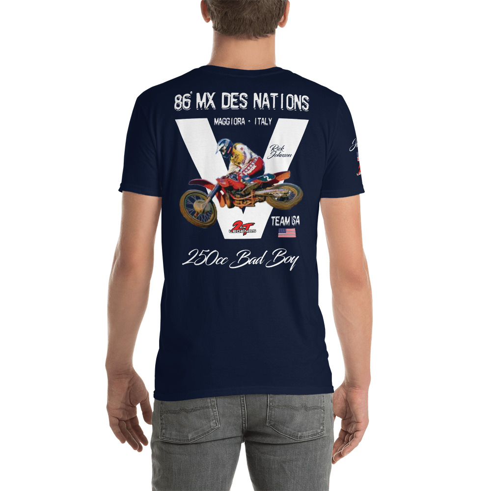 Rick Johnson 86 MXDN Short-Sleeve Unisex T-Shirt - 2T Legends